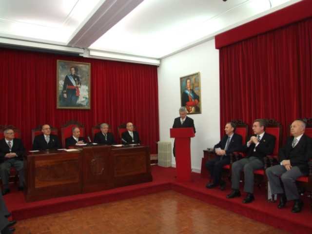 ACTO DE  RECEPCIÓN DEL ILMO. SR. MIGUEL GELABERT COMO ACADÉMICO NUMERARIO