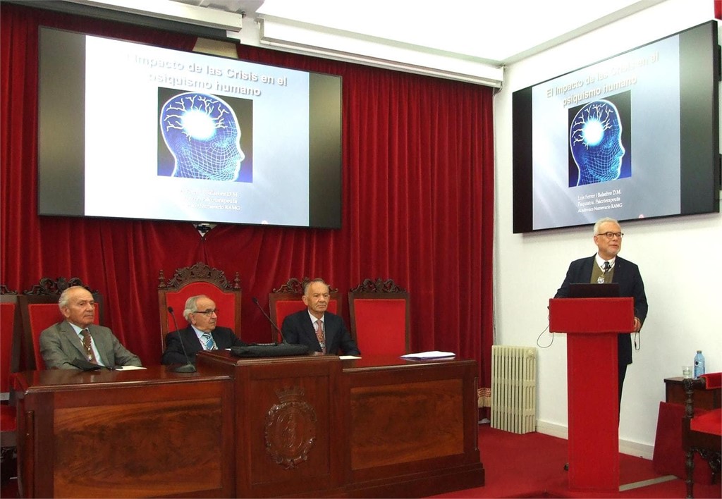 CONFERENCIA IMPARTIDA POR EL DR. LUÍS FERRER I BALSEBRE EN LA SEDE AFUNDACIÓN EN SANTIAGO DE COMPOSTELA