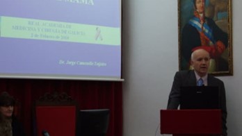 SESION CIENTIFICA SOBRE PROYECTO AGUEDA VIGO SOBRE CANCER DE MAMA